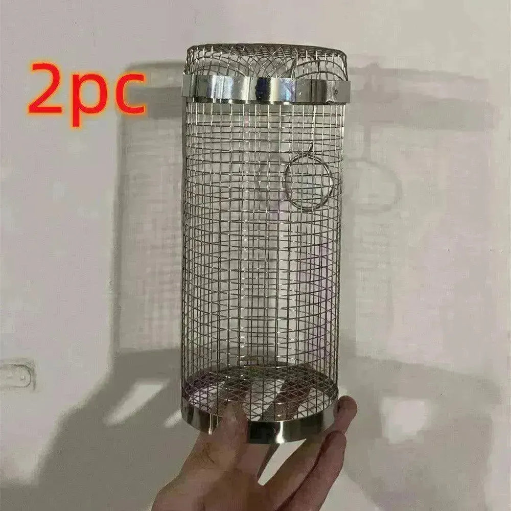 Metal BBQ Grilling Basket Net Portable Outdoor Camping Rack - EX-STOCK CANADA