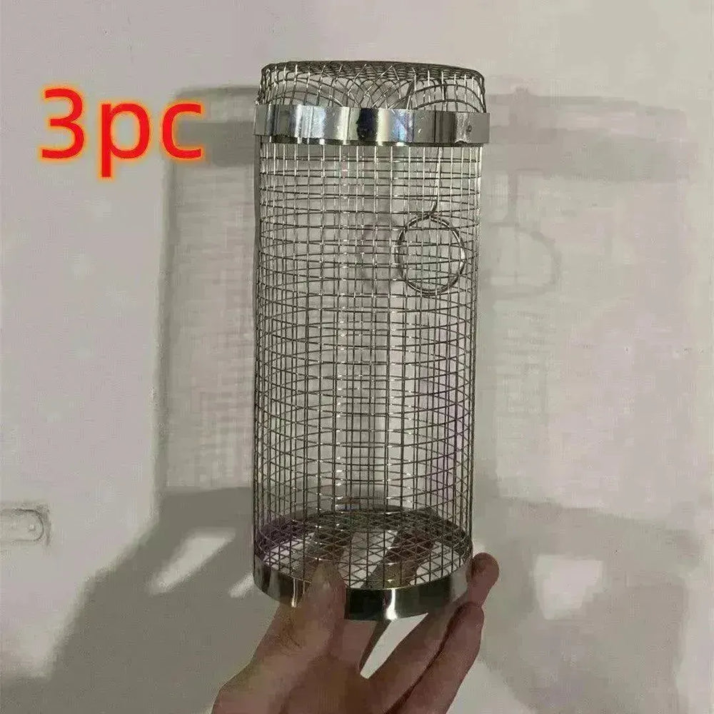 Metal BBQ Grilling Basket Net Portable Outdoor Camping Rack - EX-STOCK CANADA