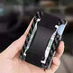Metal Card Wrapped Carbon Fiber RFID Anti theft Brush Wallet - EX-STOCK CANADA
