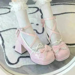 Mid Heel Platform Cute Single-layer Shoe Kid s Lolita Shoes - EX-STOCK CANADA