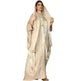 Middle East Arab Fashion Bright Silk Satin Robe Women's Clothing - EX-STOCK CANADA