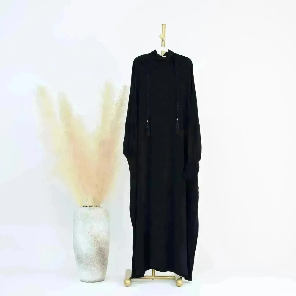 Middle East Dubai Turkey Solid Color Dress - EX-STOCK CANADA