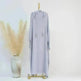Middle East Dubai Turkey Solid Color Dress - EX-STOCK CANADA