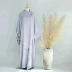 Middle East Dubai Turkey Solid Color Dress Leisure - EX-STOCK CANADA