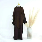 Middle East Dubai Turkey Solid Color Dress Leisure - EX-STOCK CANADA