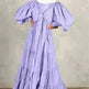 Middle East Europe and the United States Puff Sleeve Bandage More Wear French Robe Dress - EX-STOCK CANADA