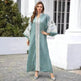 Middle East Foreign Trade Arab Robe New Embroidered Women's Gown - EX-STOCK CANADA