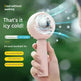 Mini Handheld Mute Fan Semiconductor Refrigeration Cooling Portable Air Conditioner Battery USB Rechargeable Fan Outdoor - EX-STOCK CANADA