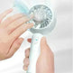 Mini Handheld Mute Fan Semiconductor Refrigeration Cooling Portable Air Conditioner Battery USB Rechargeable Fan Outdoor - EX-STOCK CANADA