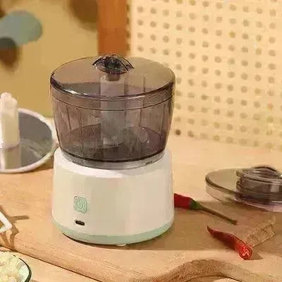 Mini Meat Grinder Household Electric Small Mixer Mincing Machine Automatic Multi-function Filling Intelligent Cooking Machine - EX-STOCK CANADA