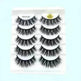Mink False Eyelashes 3D False Eyelashes Five Pairs Of Soft Cotton Stalk Eyelashes - EX-STOCK CANADA