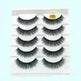 Mink False Eyelashes 3D False Eyelashes Five Pairs Of Soft Cotton Stalk Eyelashes - EX-STOCK CANADA