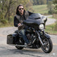 Gilet in pelle con cappuccio e teschio da uomo Milwaukee Leather | Gilet moto 2-in-1 