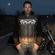 Gilet in pelle con cappuccio e teschio da uomo Milwaukee Leather | Gilet moto 2-in-1 