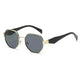 Modern Square Polygon Metal Sunglasses - EX-STOCK CANADA