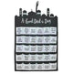 Mubarak Eid Ramadan Fabric Wall Calendar - EX-STOCK CANADA