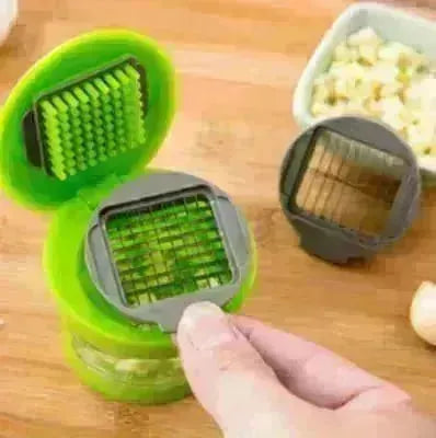 Multifunction Hand Garlic Juicer Garlic Crusher Grinder Slicer Cutter Chopper Vegetable Tools Kitchen Gadgets - EX-STOCK CANADA