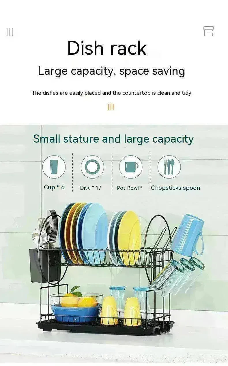 Narrow Simple Style Bowl And Dishes Drying And Draining Storage Rack - EX-STOCK CANADA