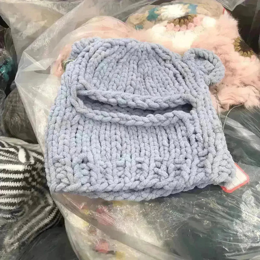 New Bear Ears Knitted Hat - EX-STOCK CANADA