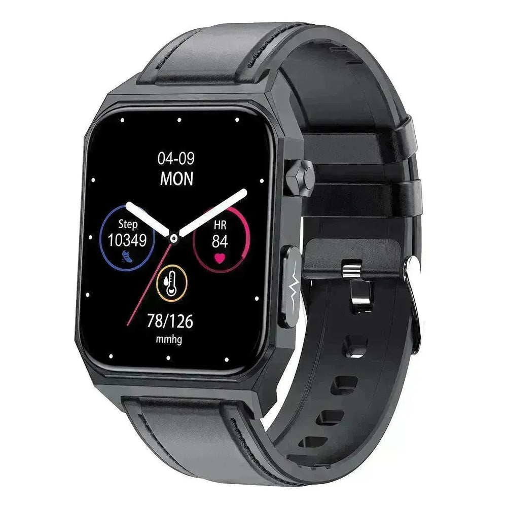 New E530 Blood Glucose Smart Watch ECG Blood Pressure Blood Oxygen Heart Rate Monitoring - EX-STOCK CANADA
