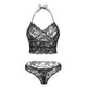 New erotic lingerie Sexy perspective pajamas set Sling lace lingerie - EX-STOCK CANADA