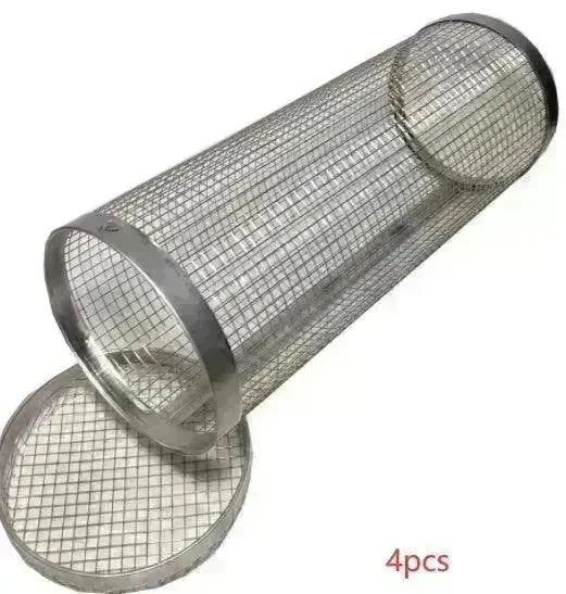 New Grilling Basket BBQ Basket Stainless Steel Grill Outdoor Picnic Camping Barbecue Cooking Supplies - EX-STOCK CANADA