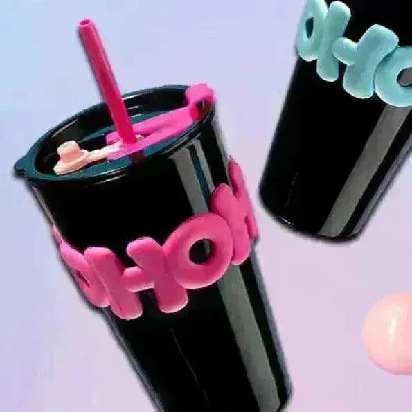 New High Capacity Girl Creative Glass Office Water Cup - EX-STOCK CANADA
