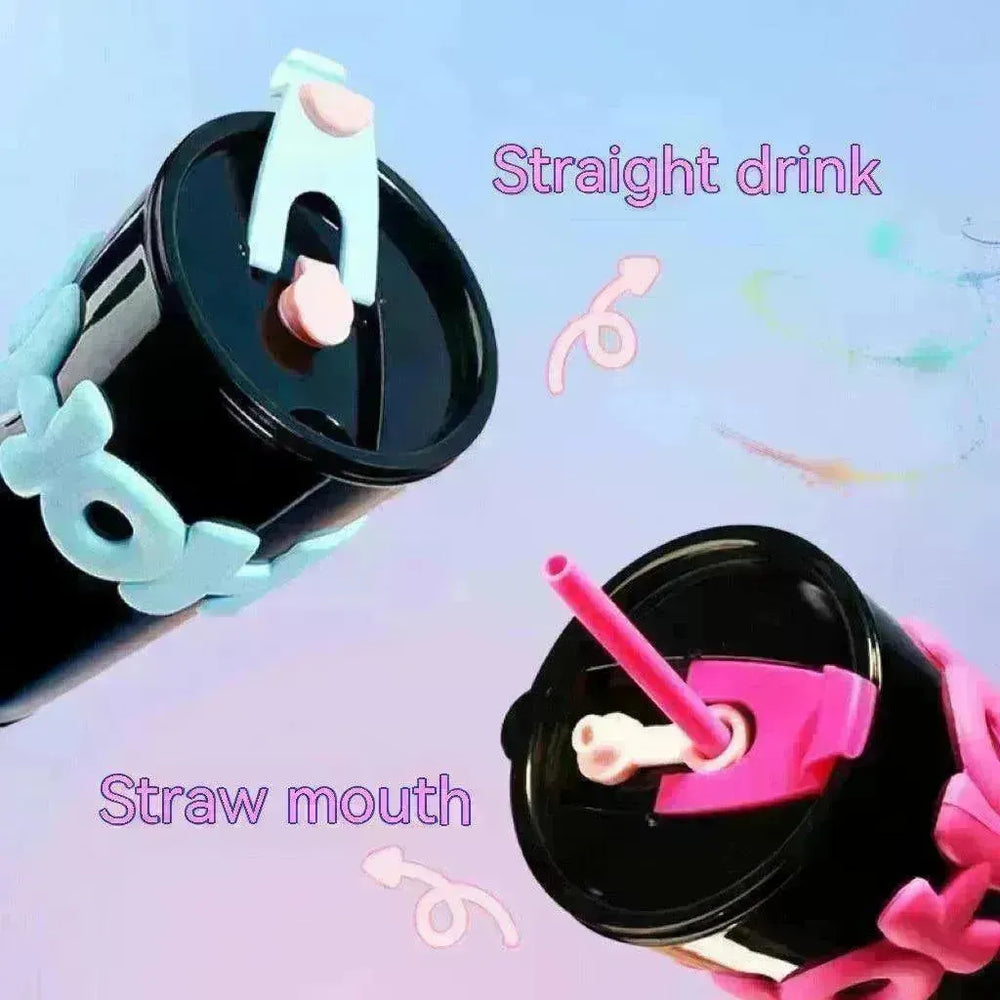 New High Capacity Girl Creative Glass Office Water Cup - EX-STOCK CANADA