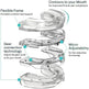 New PC Plastic Adjustable Braces - EX-STOCK CANADA