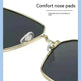 New Retro Small Frame Metal Hip Hop Sunglasses - EX-STOCK CANADA