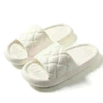New Rhombus Home Slippers Summer Non-slip Floor Bathroom Slipper Lightweight Simple House Shoes For Women Men - EX-STOCK CANADA