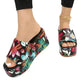 New Round Toe Wedge Embroidered Classic Embroidery Slippers For Women - EX-STOCK CANADA
