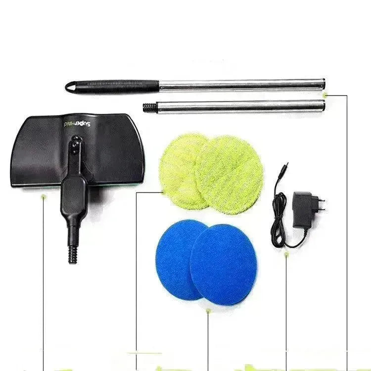 New TV Wireless Intelligent Electric Mop Portable Detachable 360 Degree Rotary Cleaning Cloth Mop - EX-STOCK CANADA