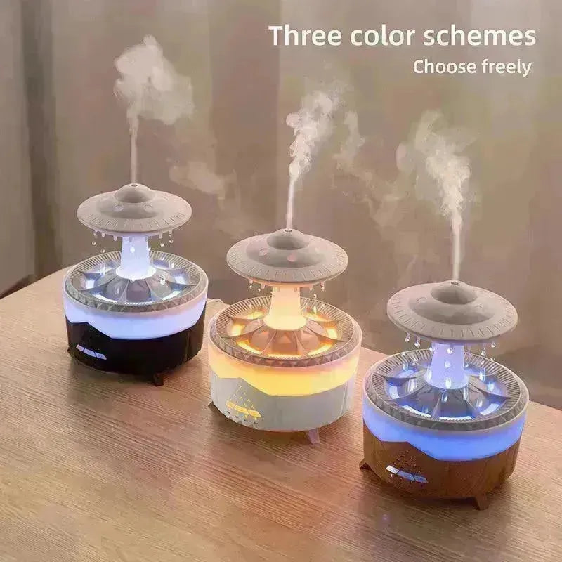 New UFO Raindrop Humidifier Water Drop Air Humidifier USB Aromatherapy Essential Oils Aroma Air Diffuser Household Mist Maker Home Decor - EX-STOCK CANADA