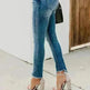 Newest Hot Women Stretch Ripped Distressed Skinny High Waist Denim Pants Shredded Jeans Trousers - EX-STOCK CANADA