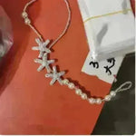 Ocean Style Pearl Elastic Anklet - EX-STOCK CANADA