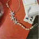 Ocean Style Pearl Elastic Anklet - EX-STOCK CANADA