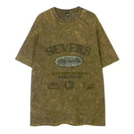 Old Washed Short Sleeve Men's Punk - EX-STOCK CANADA