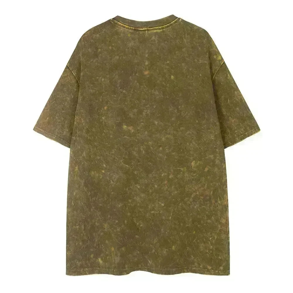 Old Washed Short Sleeve Men's Punk - EX-STOCK CANADA