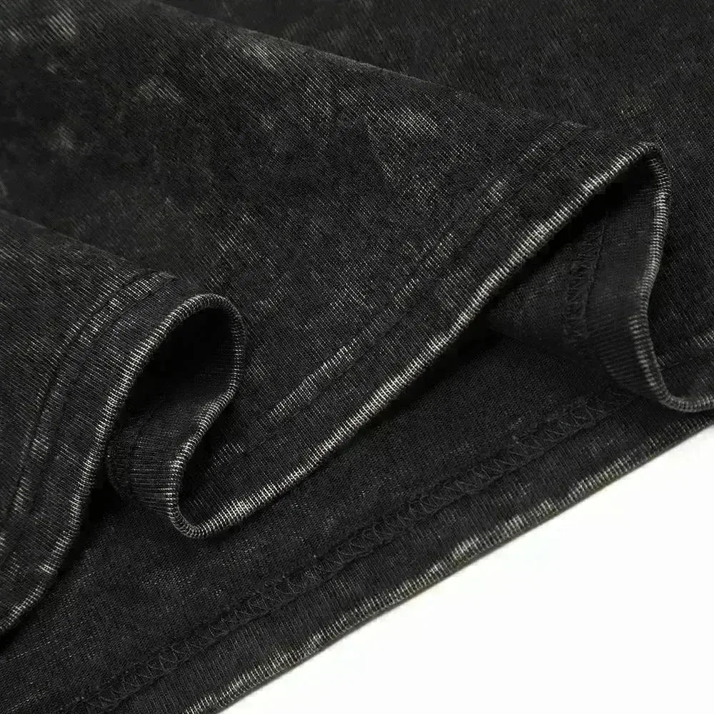 Old Washed Short Sleeve Men's Punk - EX-STOCK CANADA