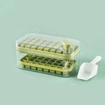 One-button Press Type Ice Mold Box Plastics Ice Cube Maker Ice Tray Mold With Storage Box With Lid Bar Kitchen Accessories - EX-STOCK CANADA
