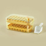 One-button Press Type Ice Mold Box Plastics Ice Cube Maker Ice Tray Mold With Storage Box With Lid Bar Kitchen Accessories - EX-STOCK CANADA