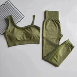 One-shoulder gym suit - EX-STOCK CANADA