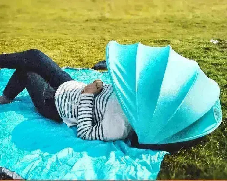 Outdoor Sunproof Fold Beach Umbrella - EX-STOCK CANADA