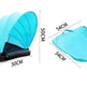 Outdoor Sunproof Fold Beach Umbrella - EX-STOCK CANADA