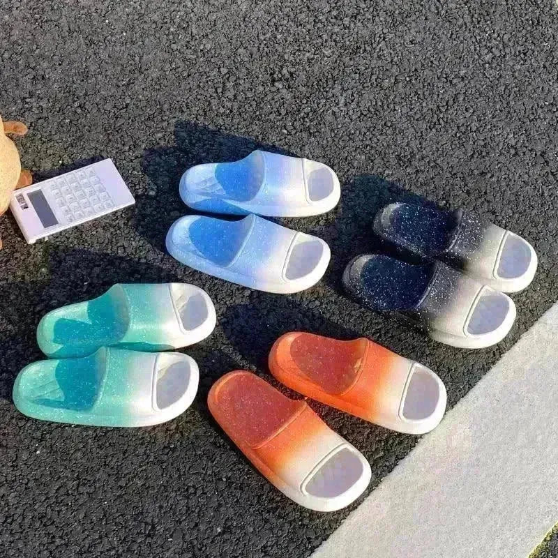 Outer Wear Household Thick Bottom Beach Slippers - EX-STOCK CANADA