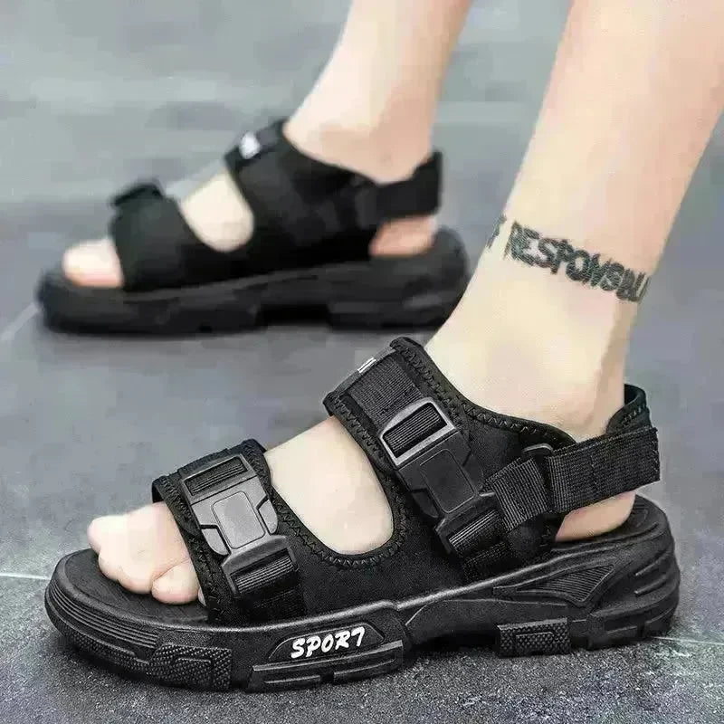 Outer Wear Sandals Men's Vietnamese Thick-soled Anti-slip Beach Shoes - EX-STOCK CANADA