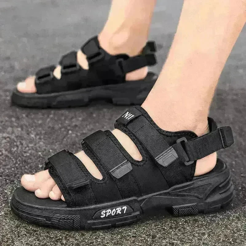 Outer Wear Sandals Men's Vietnamese Thick-soled Anti-slip Beach Shoes - EX-STOCK CANADA