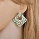 Personality Geometry Rhombus Irregular Alloy Earrings - EX-STOCK CANADA