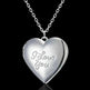 Personalized Heart-shaped Photo Frame Pendant Necklace - EX-STOCK CANADA